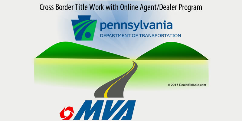 Online Agent Dealer Program with PA DOT and MVA